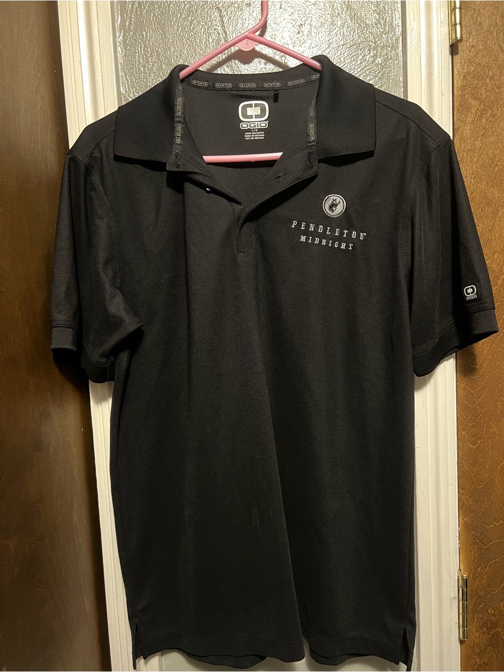 OGIO Black Pendleton Logo Polo Shirt
